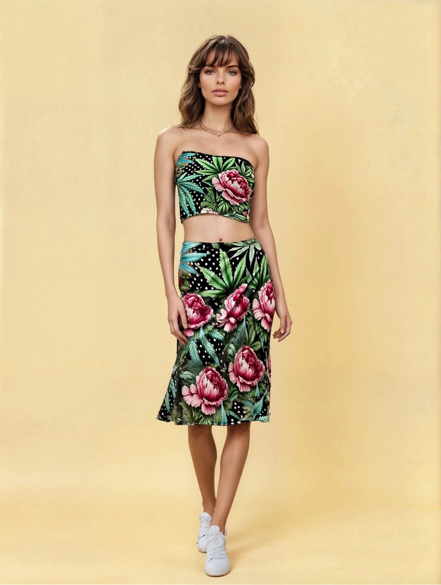 Pot & Peony Bandeau Bandeau Top