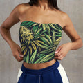 Big Buds Tube Crop Top 5XL Basic Backless Tube Crop Top