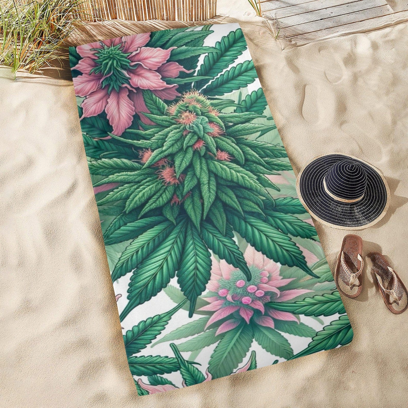 💖 PINK HAZE BEACH TOWEL Beach Towel 31"x71"(NEW)