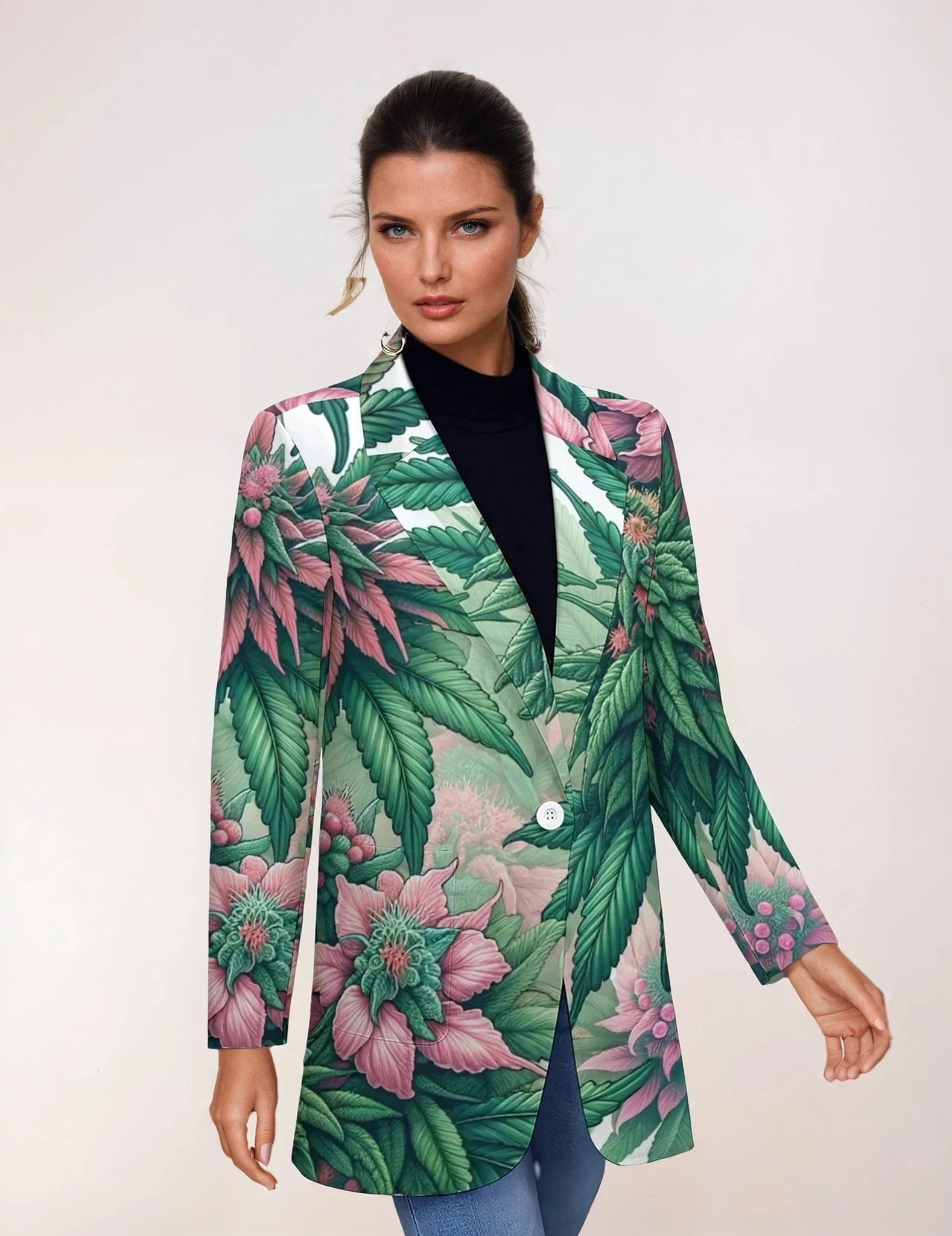 Pink Haze SHIRT JACKET White 2XS blazer