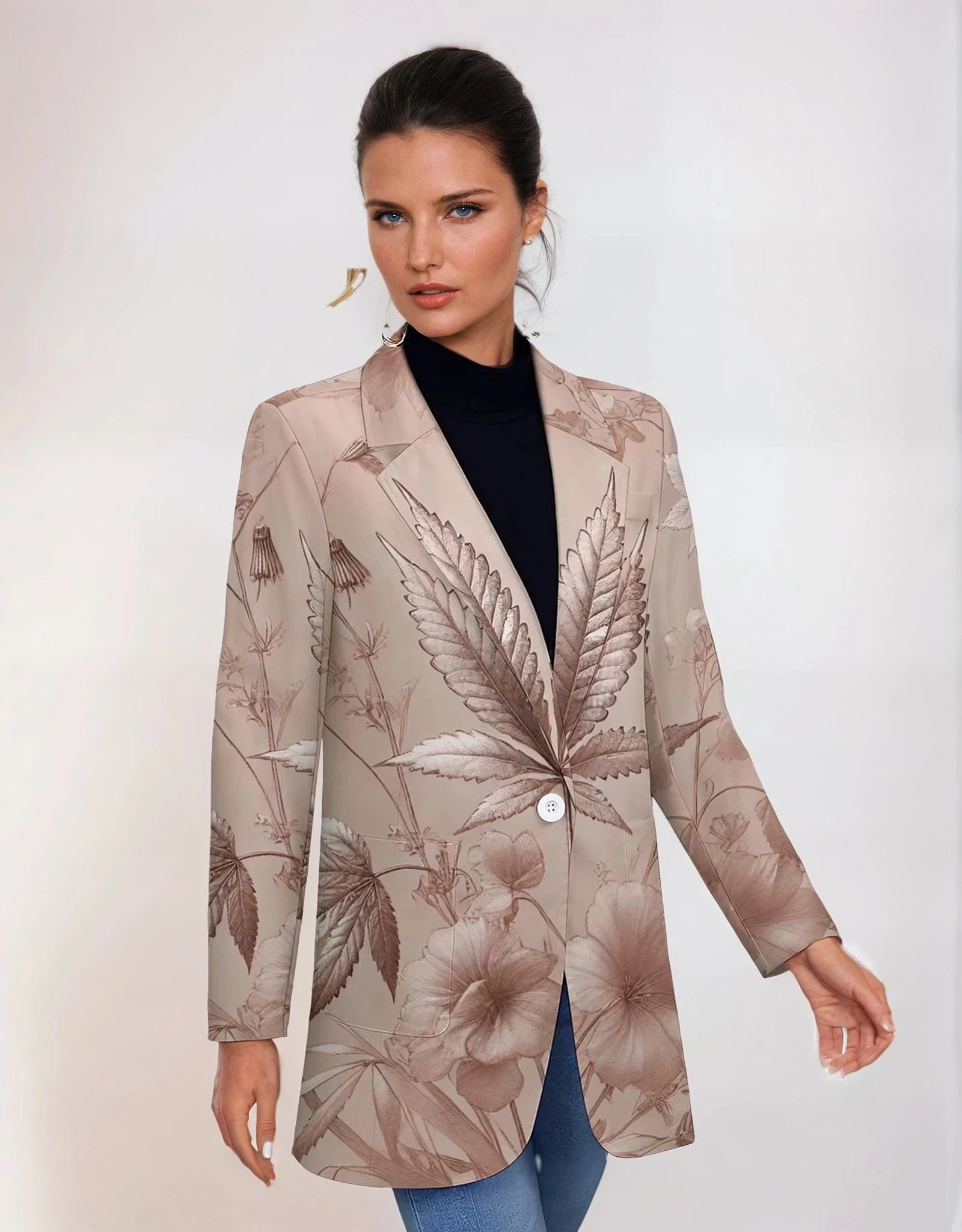 Rosey G SHIRT JACKET White 2XS blazer