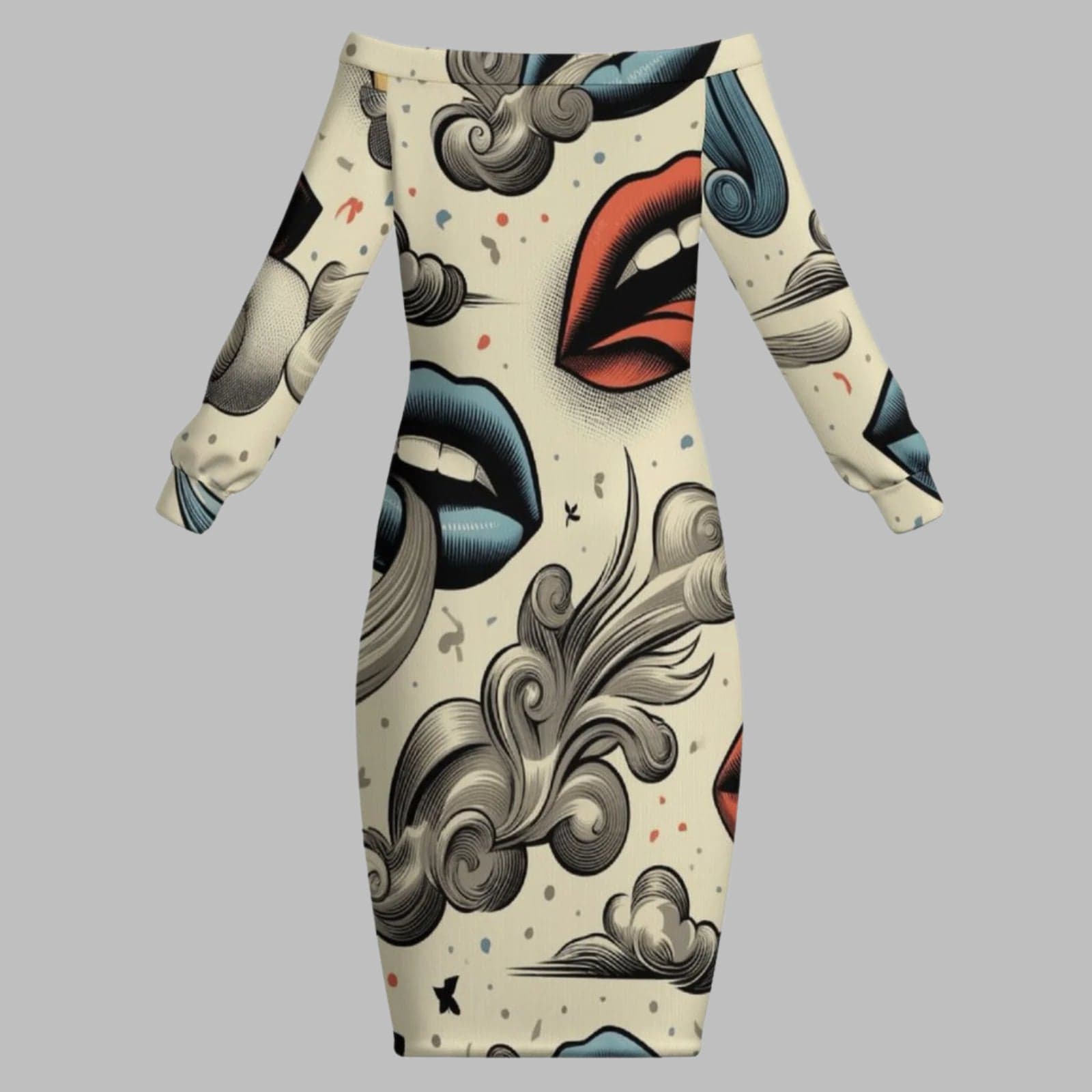 Boujie Off-The-Shoulder Bodycon Dress