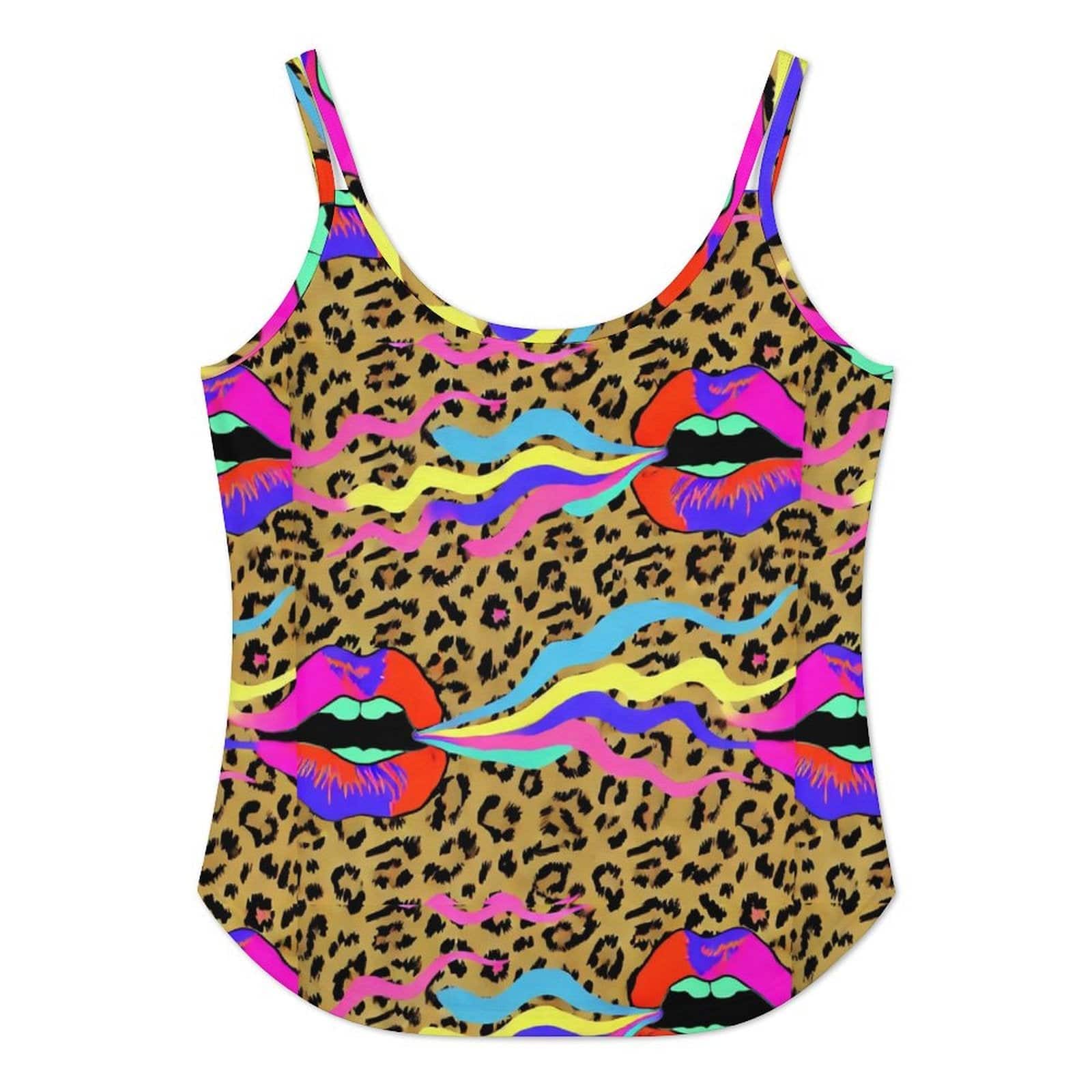 Leopard Lip Cami camilsole