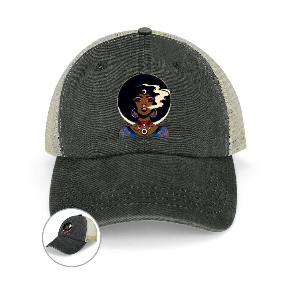 Afro Cowgirl Hat cap