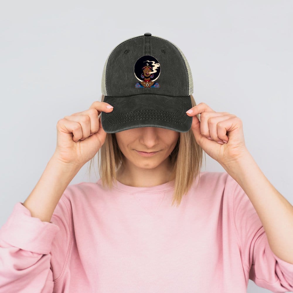 Afro Cowgirl Hat cap