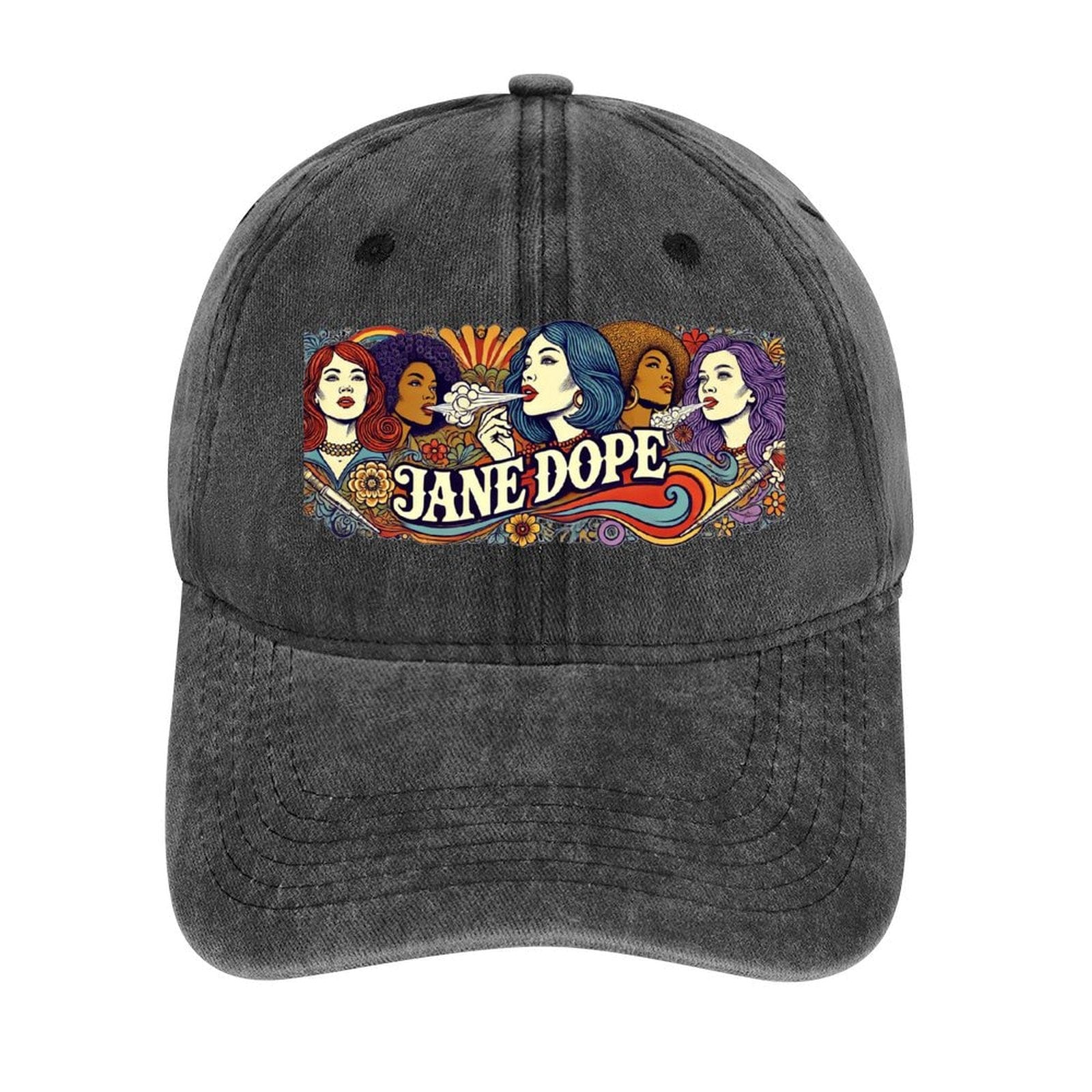 Jane Dope Squad Cap Charcoal One size