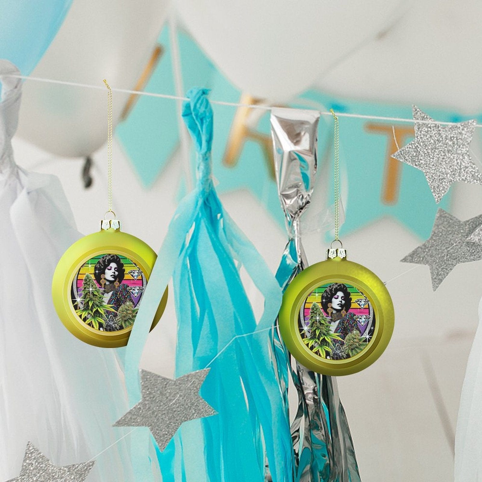 Disco Biscuit Christmas Ornament Balls GIFT