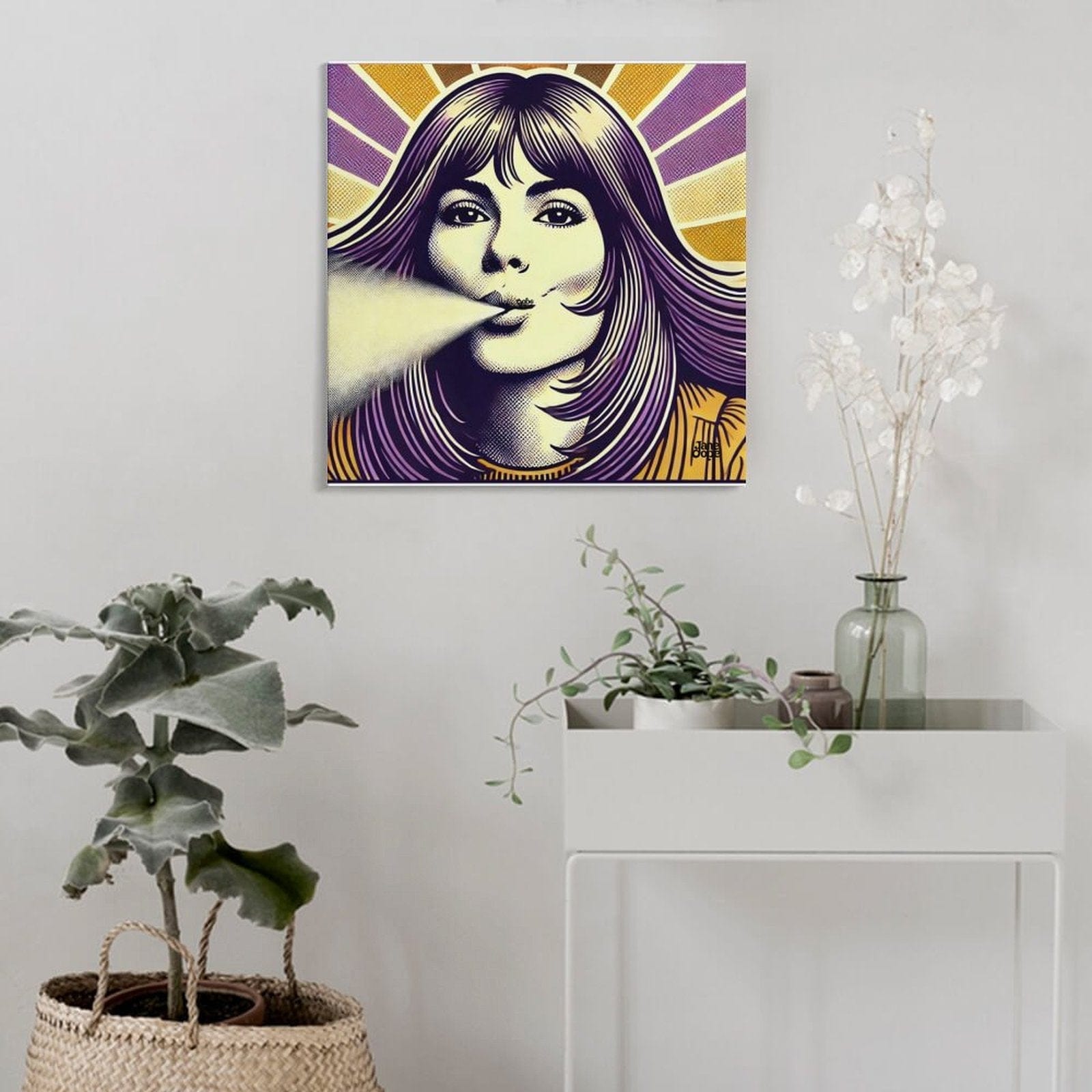 Pauline on canvas