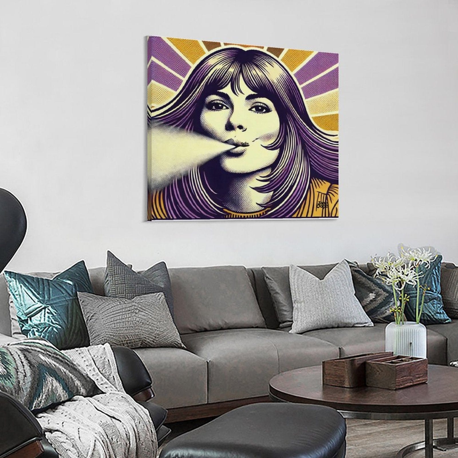 Pauline on canvas
