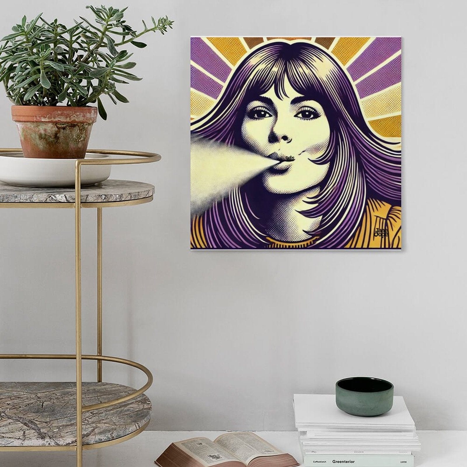 Pauline on canvas