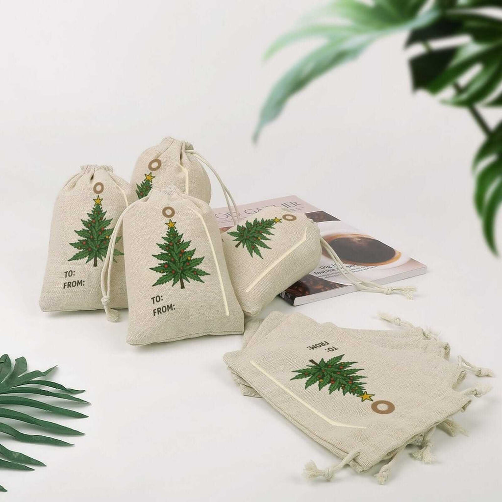 Hemp & Cottom Gift Bags - Dope Holidays (8-Pack) GIFT