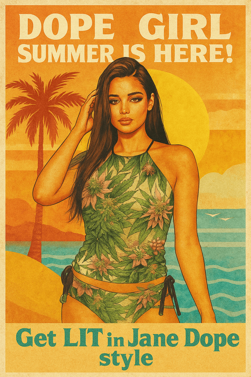 Pink Haze Tankini Bikini halter bikini