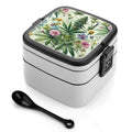 Dope Bento box HER.B Garden Bento Box Double Layer Bento Box black One size