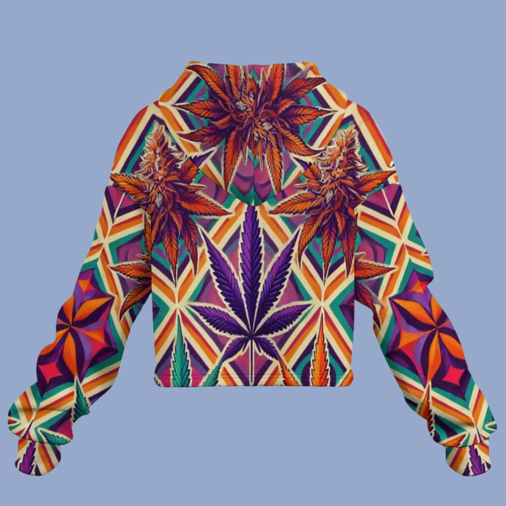 High Vibes Cropped Hoodie Hoodie