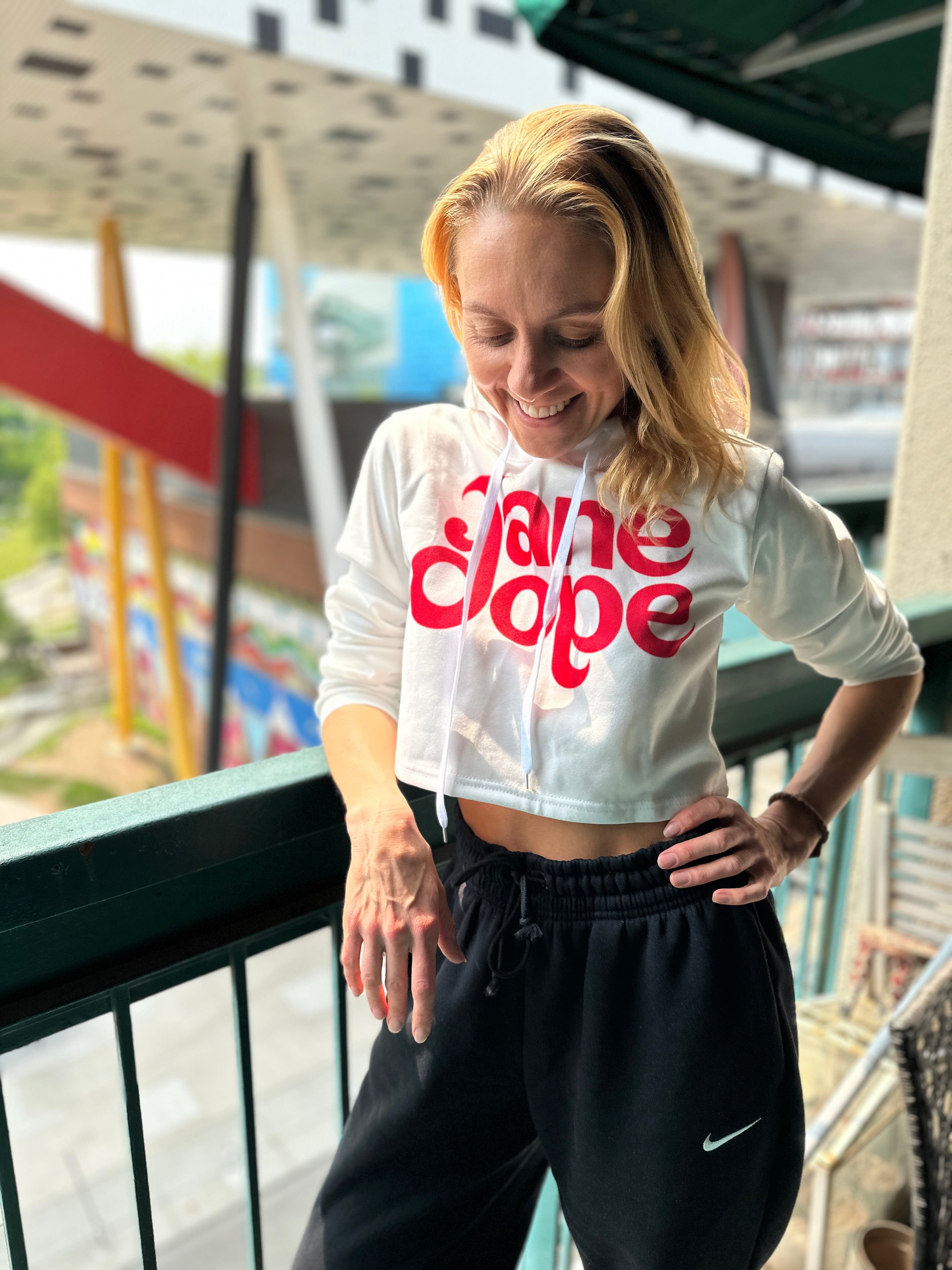 Jane Dope Crop Hoodie Hoodie
