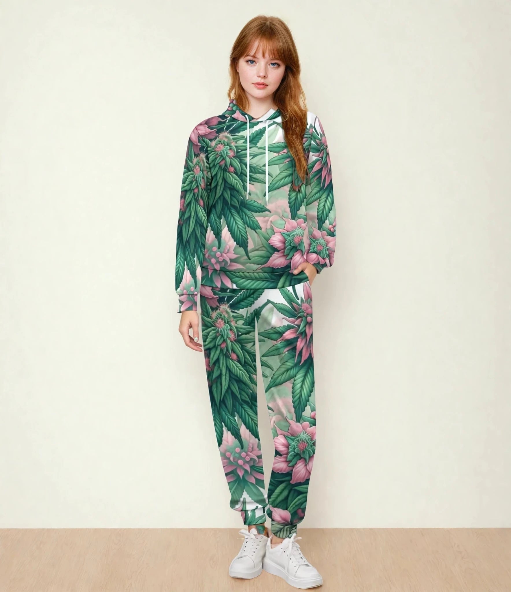 Pink Haze Hoodie X Sweatpants Set pink haze Hoodie