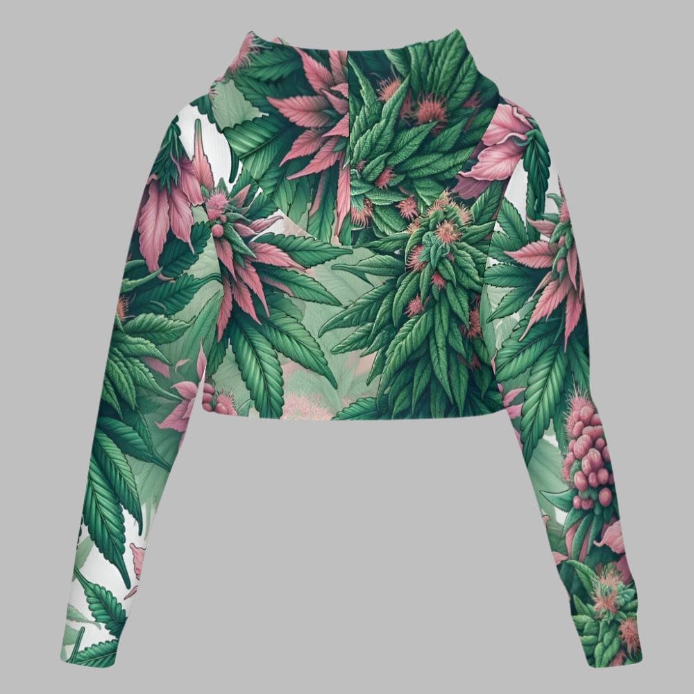 Pink Haze Cropped Hoodie Hoodie