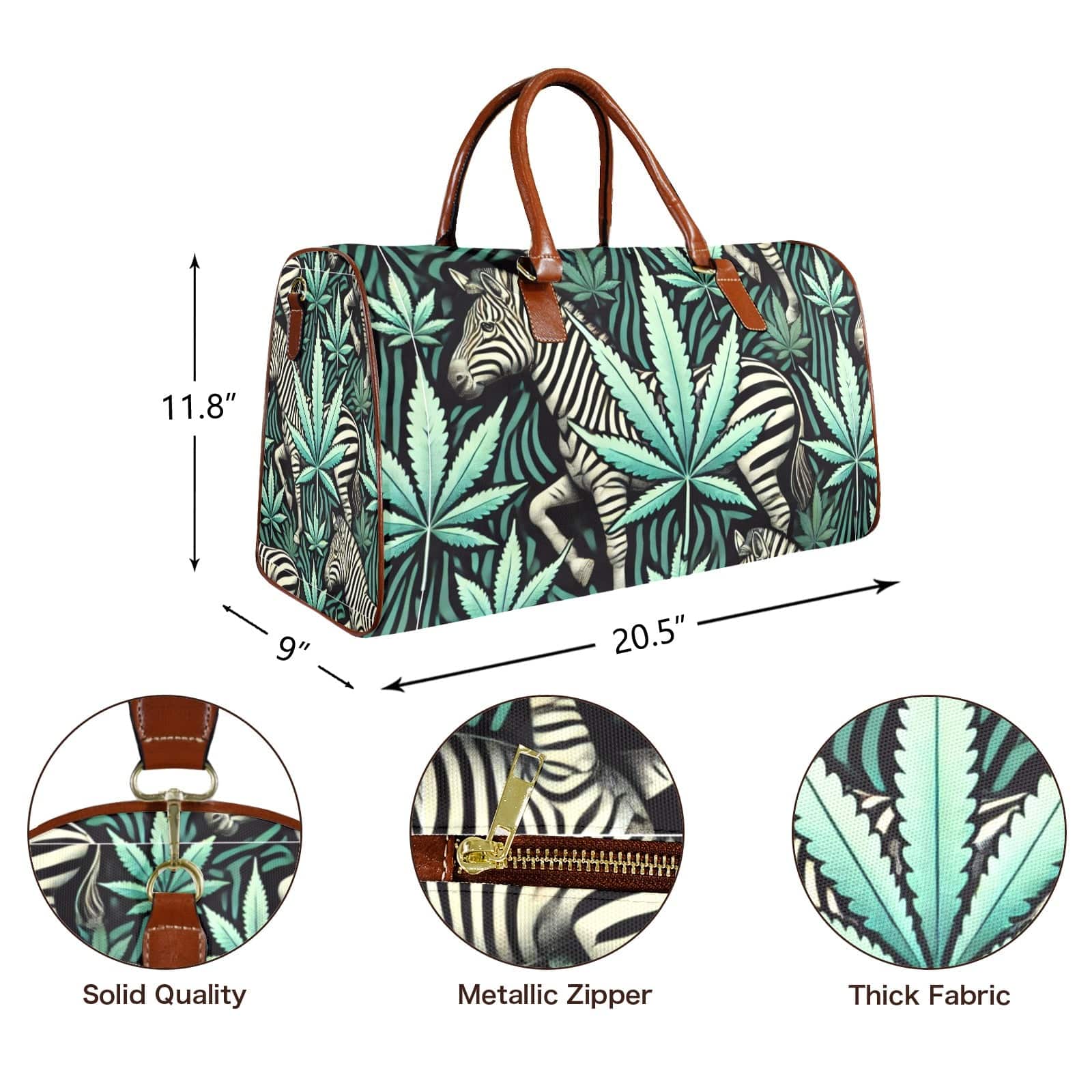 Zabra Lux XL Bag Large Capacity Travel Bag-L-Brown (1737)