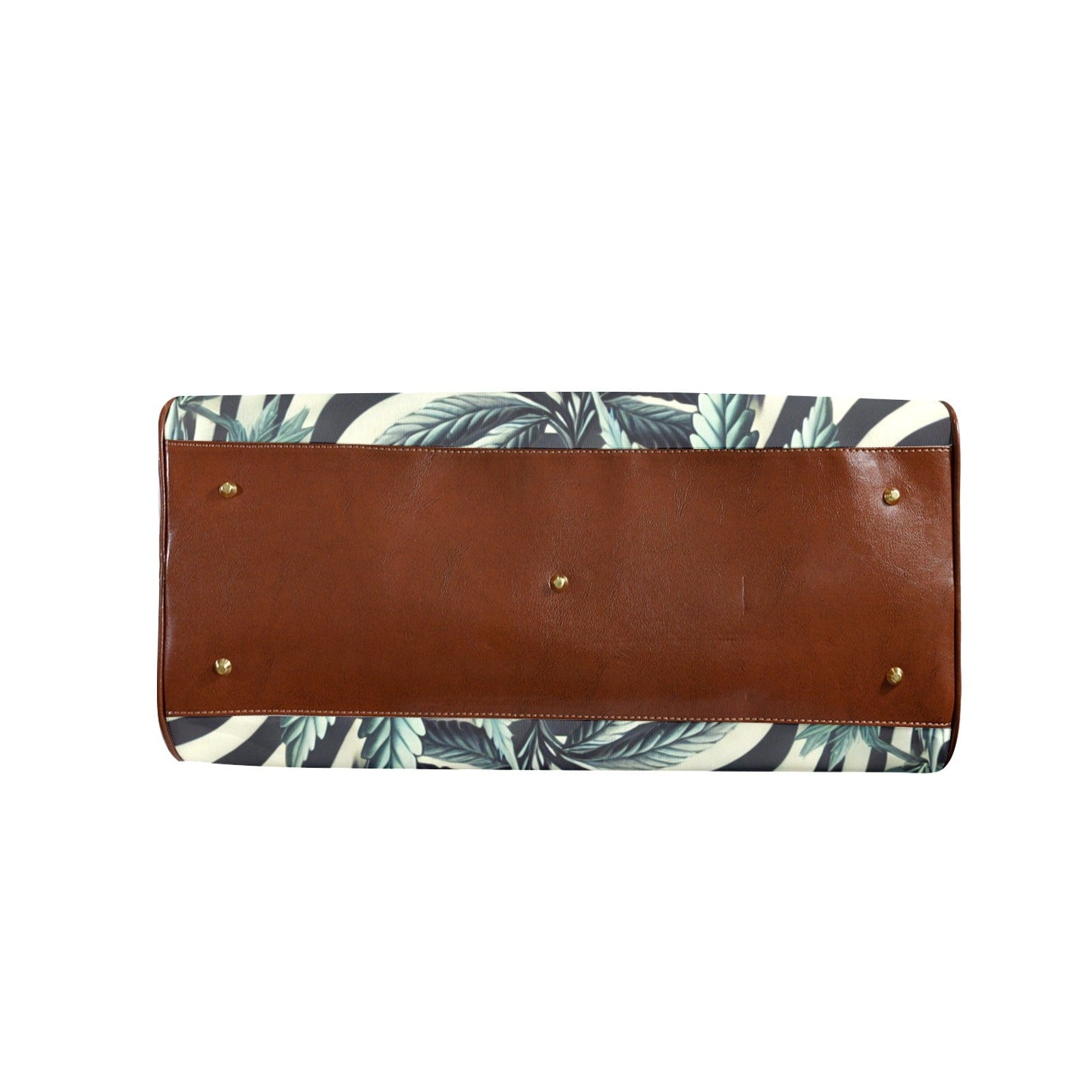 Zabra Stripes & Buds Lux XL Bag Large Capacity Travel Bag-L-Brown (1737)