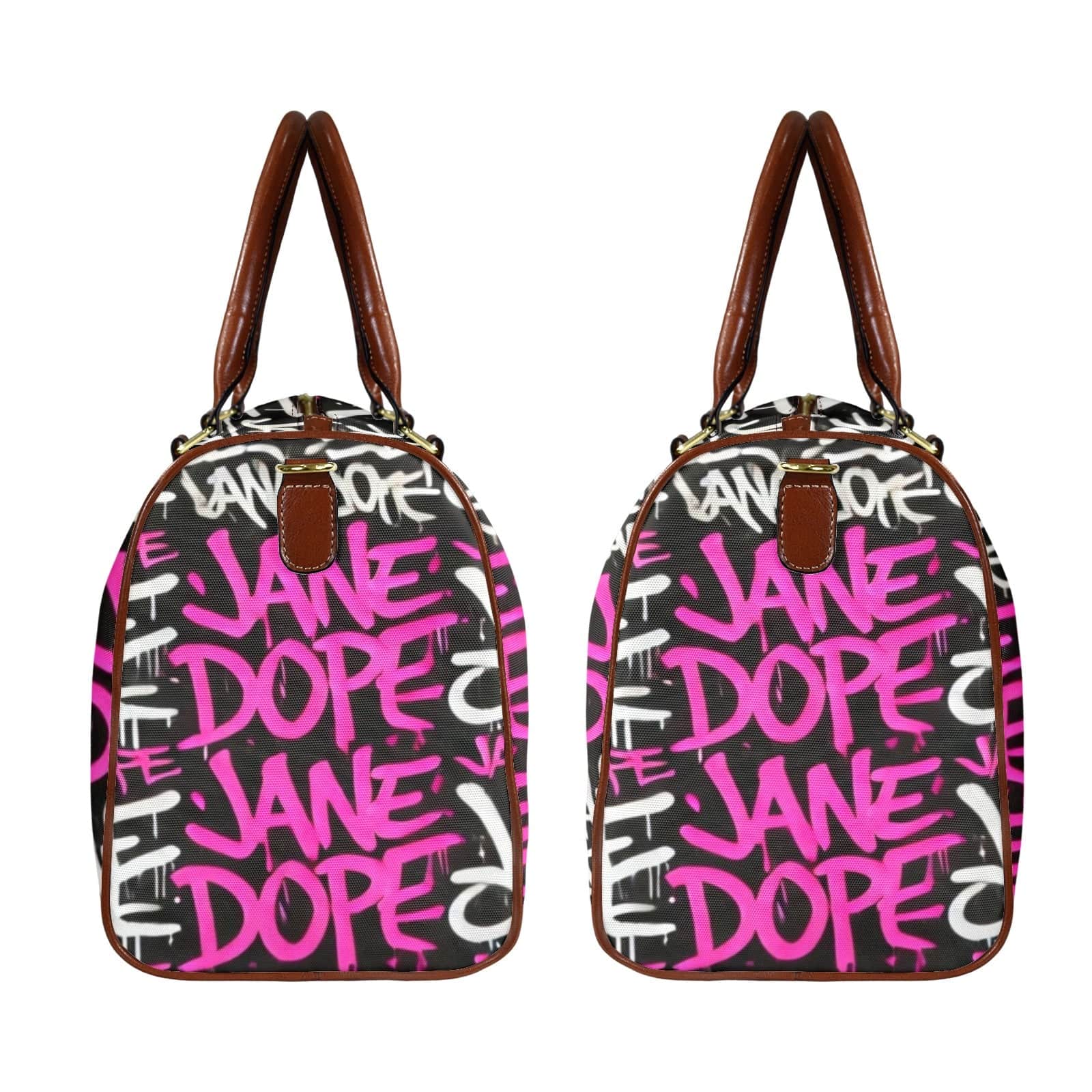 DANK! Traveler Bag Large Capacity Travel Bag-S-Brown (1737)