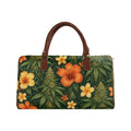 Hibiscus Traveler Bag One Size Large Capacity Travel Bag-S-Brown (1737)