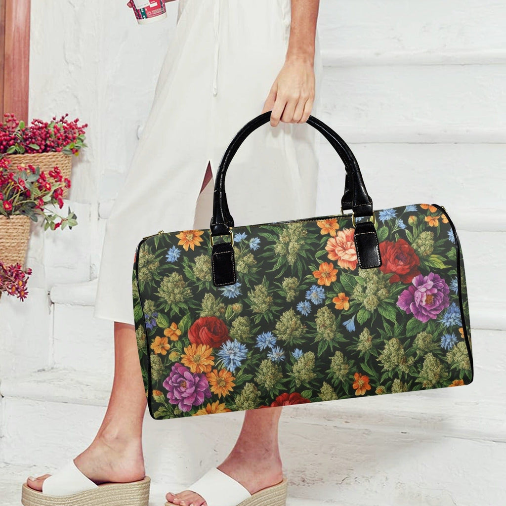 Bloom Lux Bag Leather Travel Bag-Small Leather Travel Bag-Small (Short Patch) (1735)