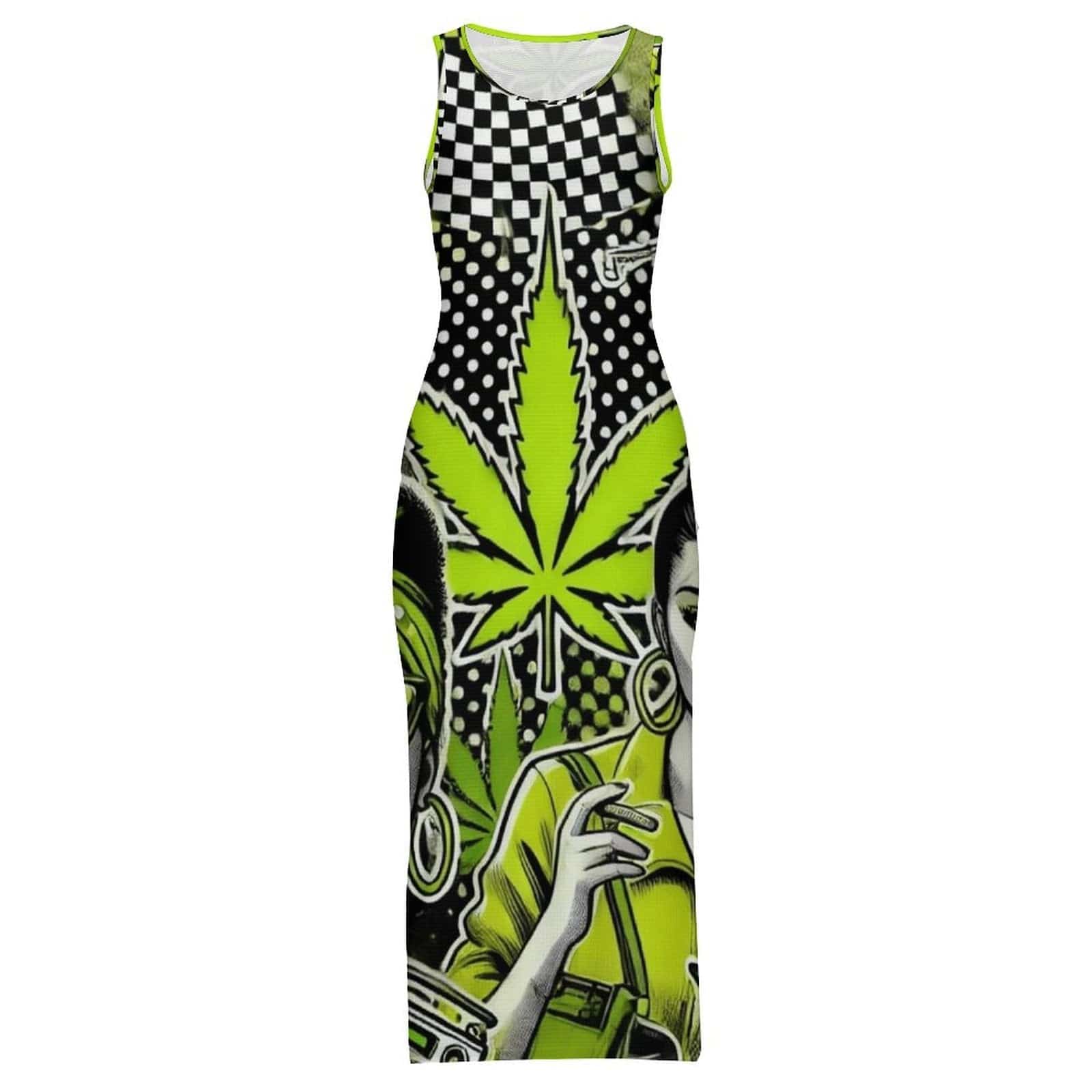 Bad B Bodycon Side Slit Long Dress long dress