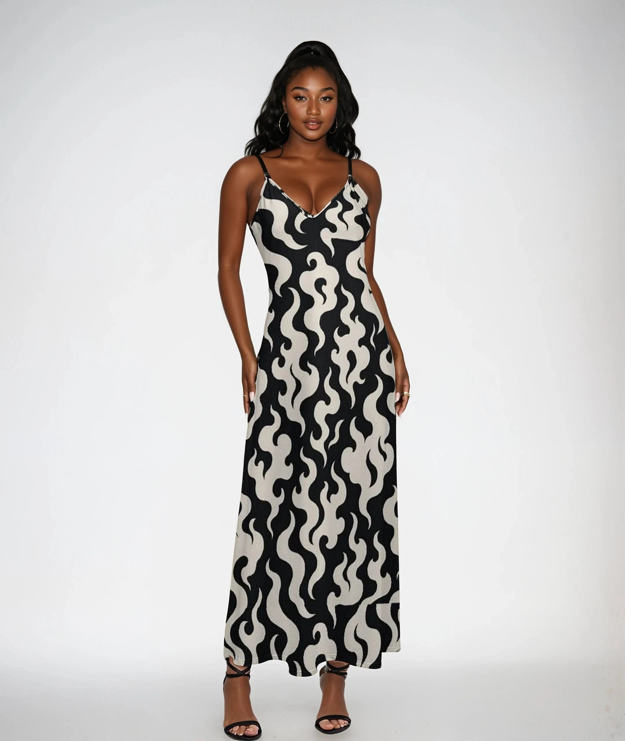 Puff Cami Maxi Dress white S maxi dress