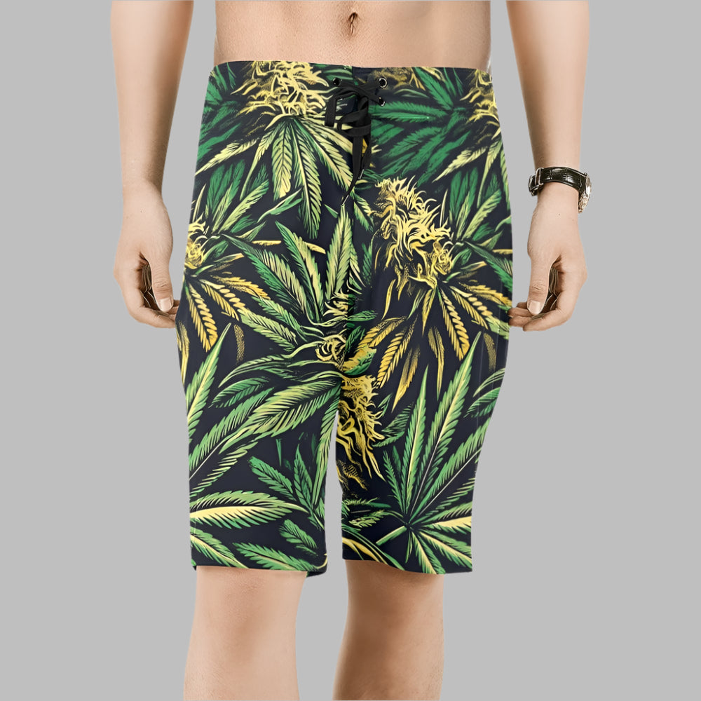 Big Buds Mens Beach shorts Men's Board Shorts (L16)
