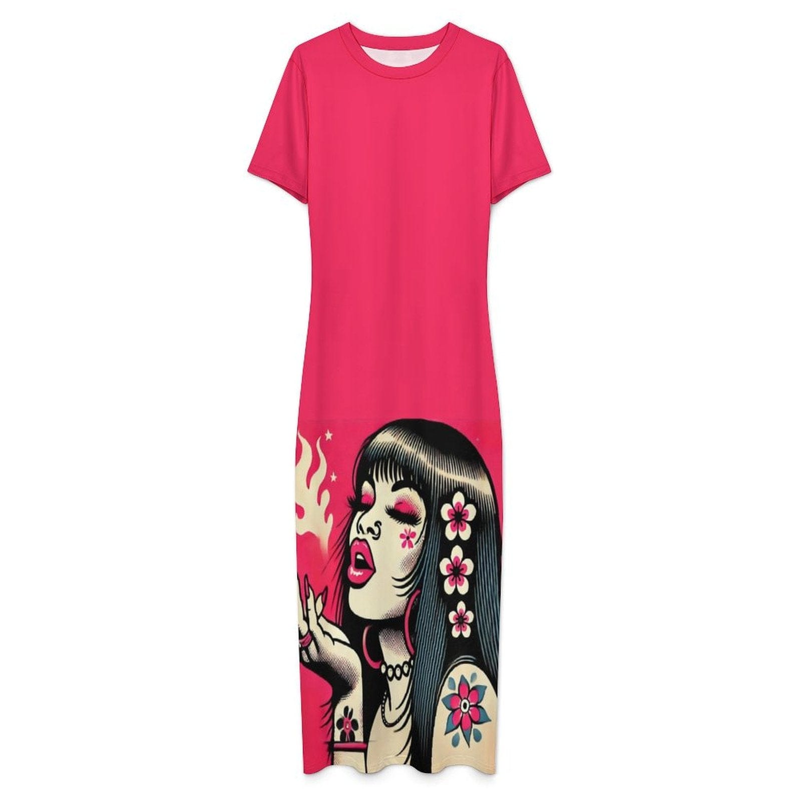 Pink Diesel midi bodycon dress White / S Pink Diesel midi bodycon dress White / S