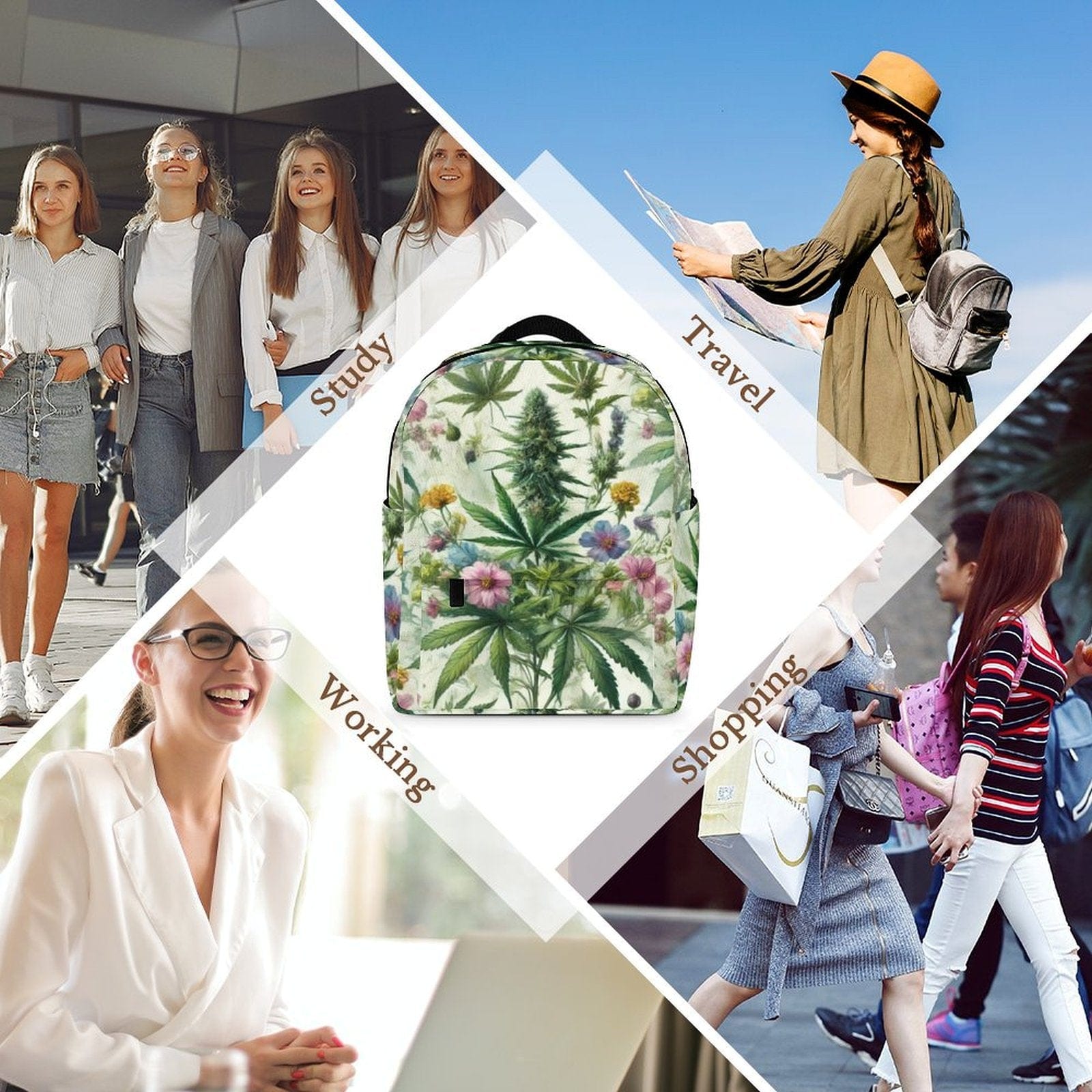 HER.B Garden Mini Backpack 🌼🌿 mini backpack