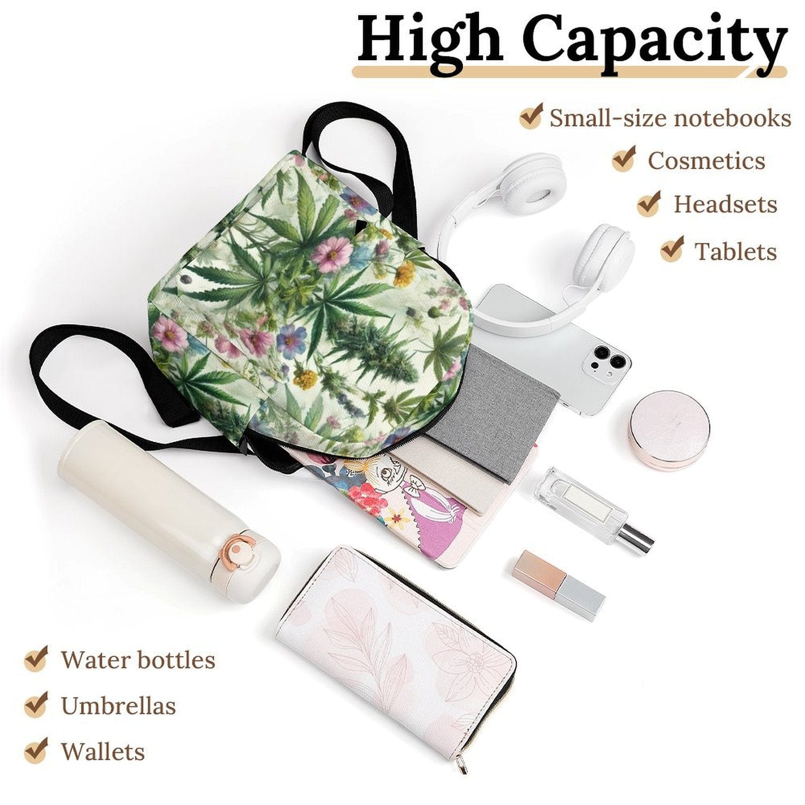 HER.B Garden Mini Backpack 🌼🌿 mini backpack