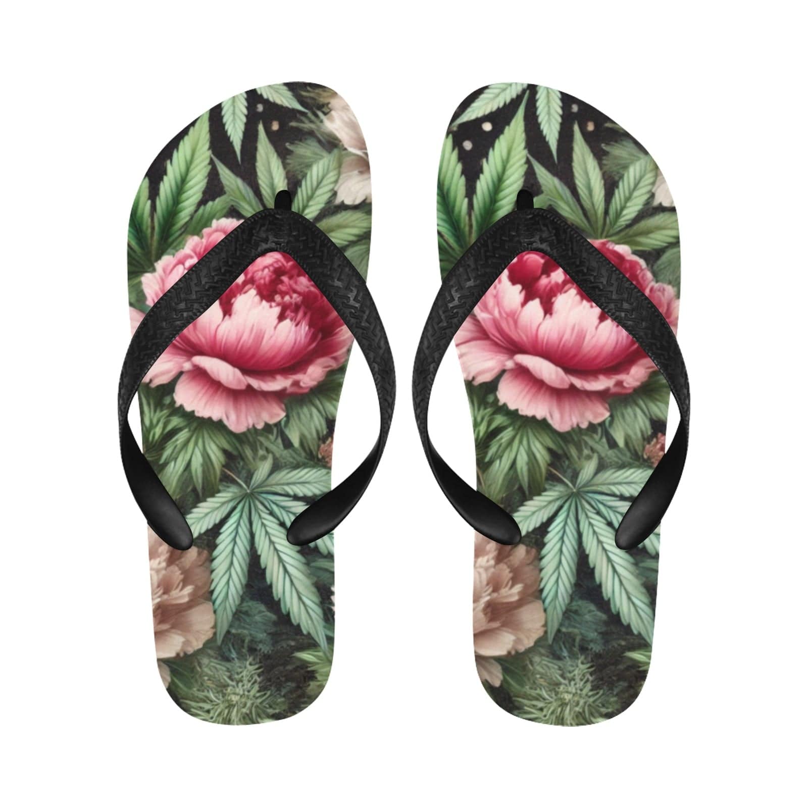 Pot & Peony Flip Flops New Flip Flops for Men/Women (040)