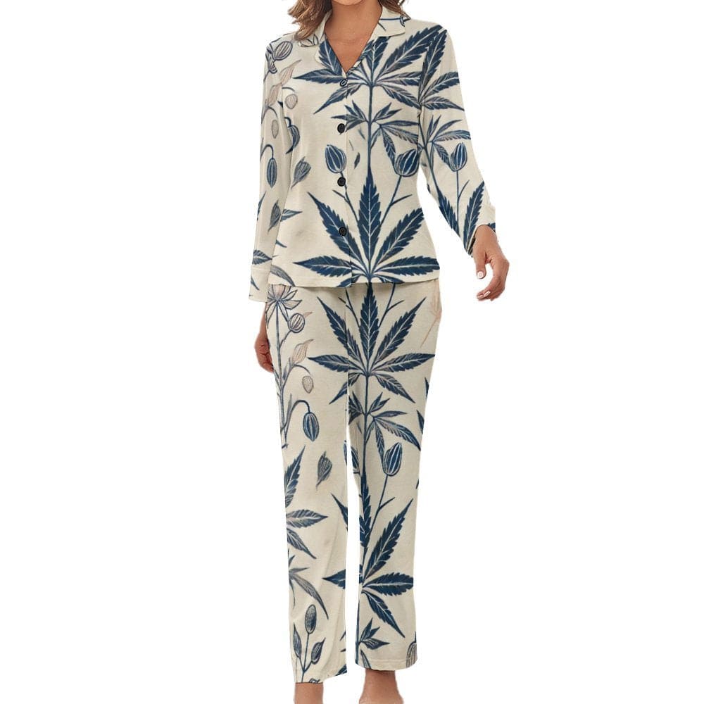 Soft Sativa Satin Pajamas White pajamas