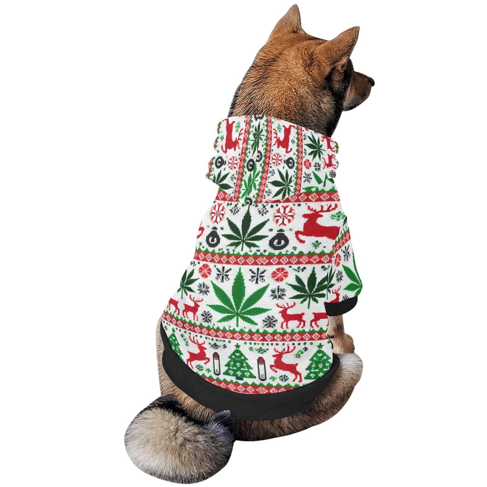 OG Festive Doggie Hoodie Pet Dog Hoodie