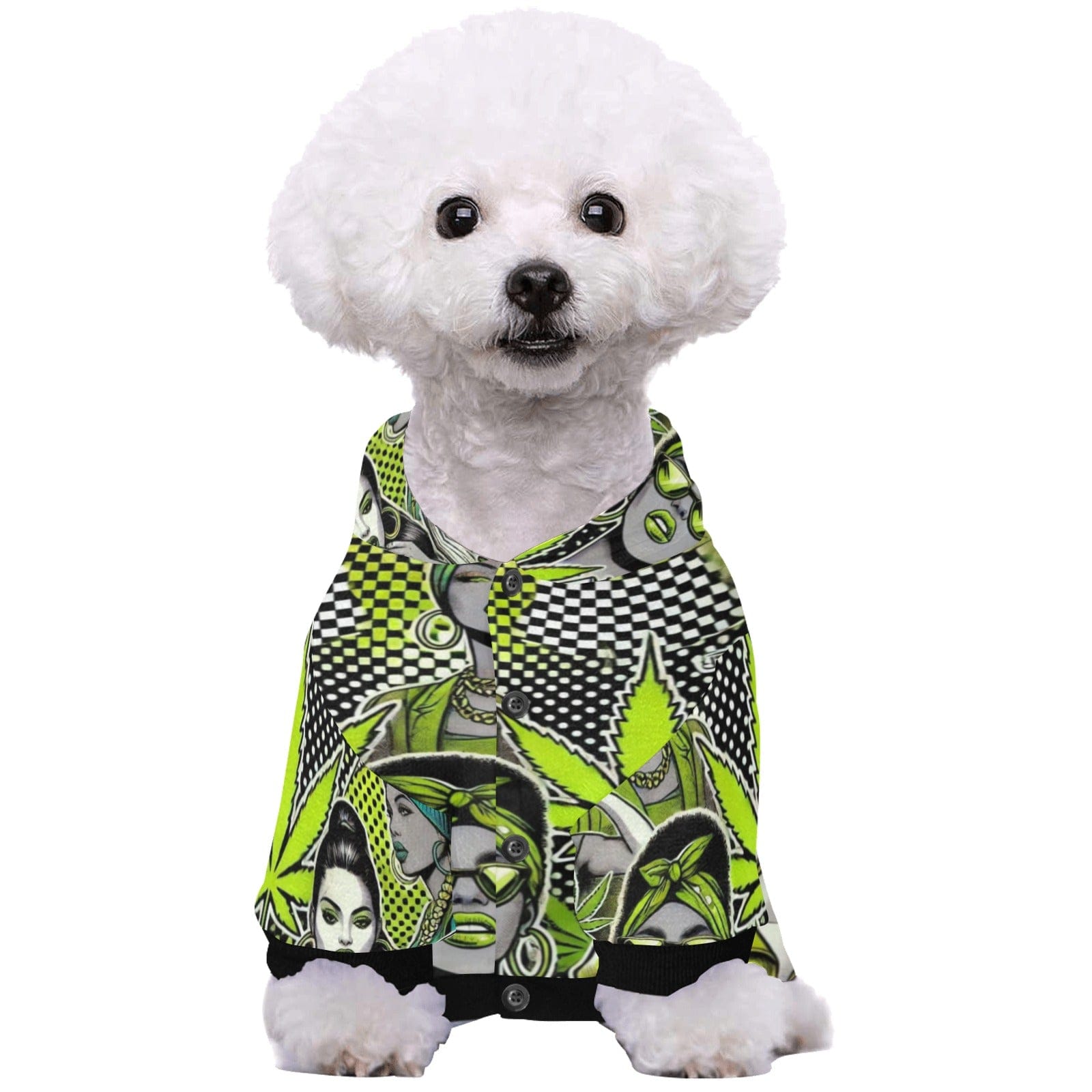 Poochie Hoodie hiphopjaneprint Pet Dog Hoodie Pet Dog Round Neck Shirt