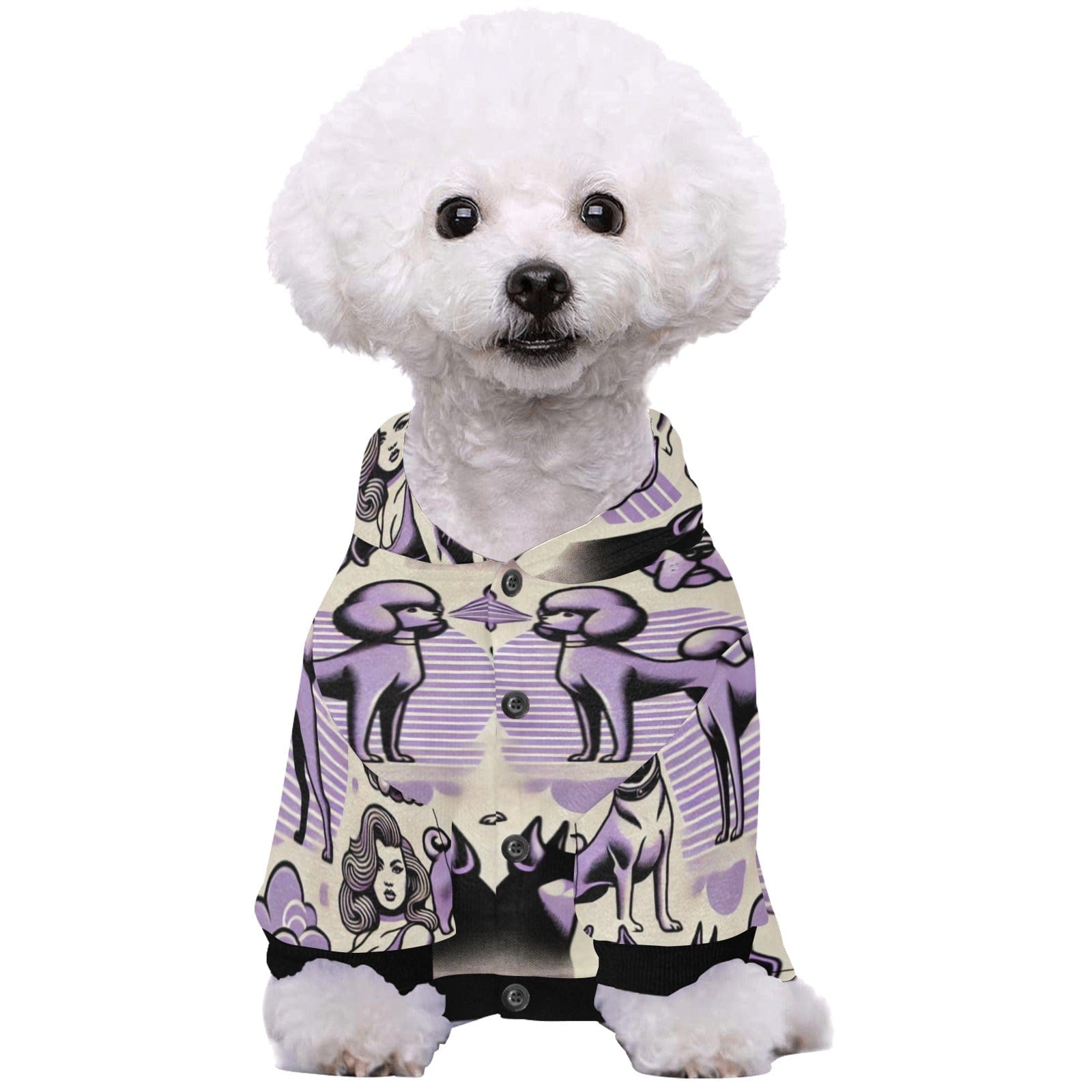 Poochie Hoodie lavendar_poochie Pet Dog Hoodie Pet Dog Round Neck Shirt