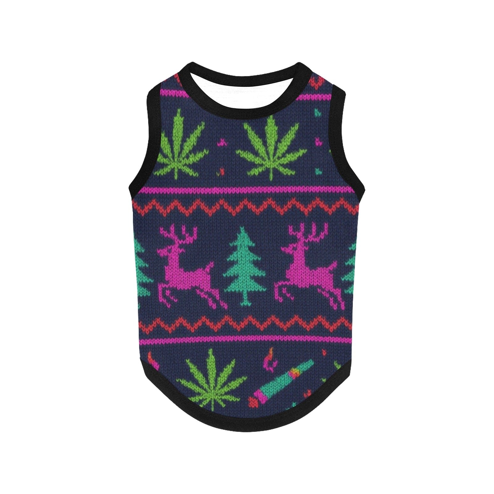 Neon X-Mas Pooch Tank Top Pet Tank Top