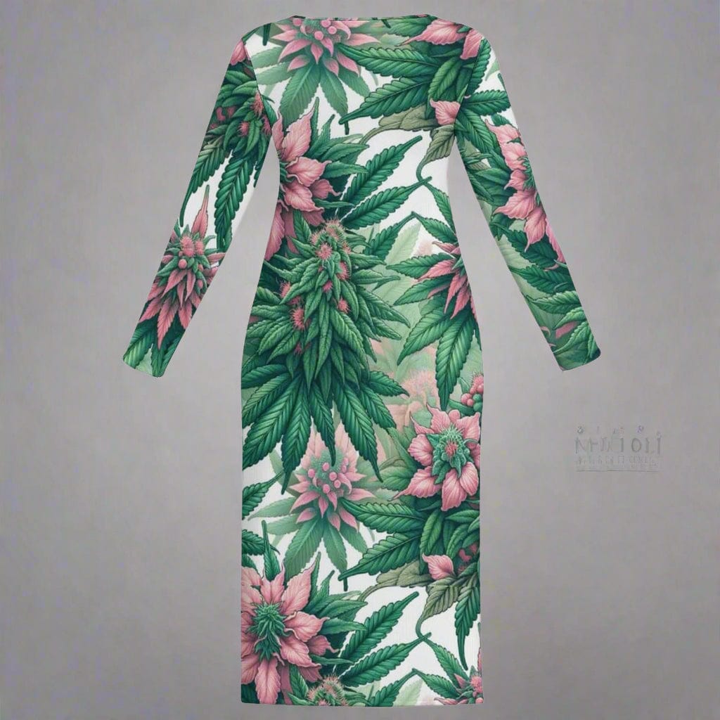 Pink Haze Long Sleeve Bodycon Dress