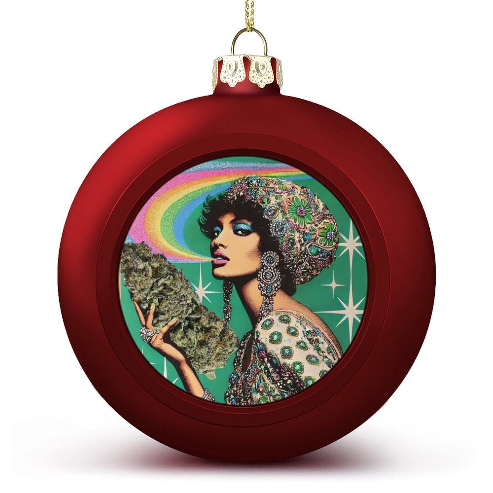 Bud Ornament Christmas Balls red GIFT