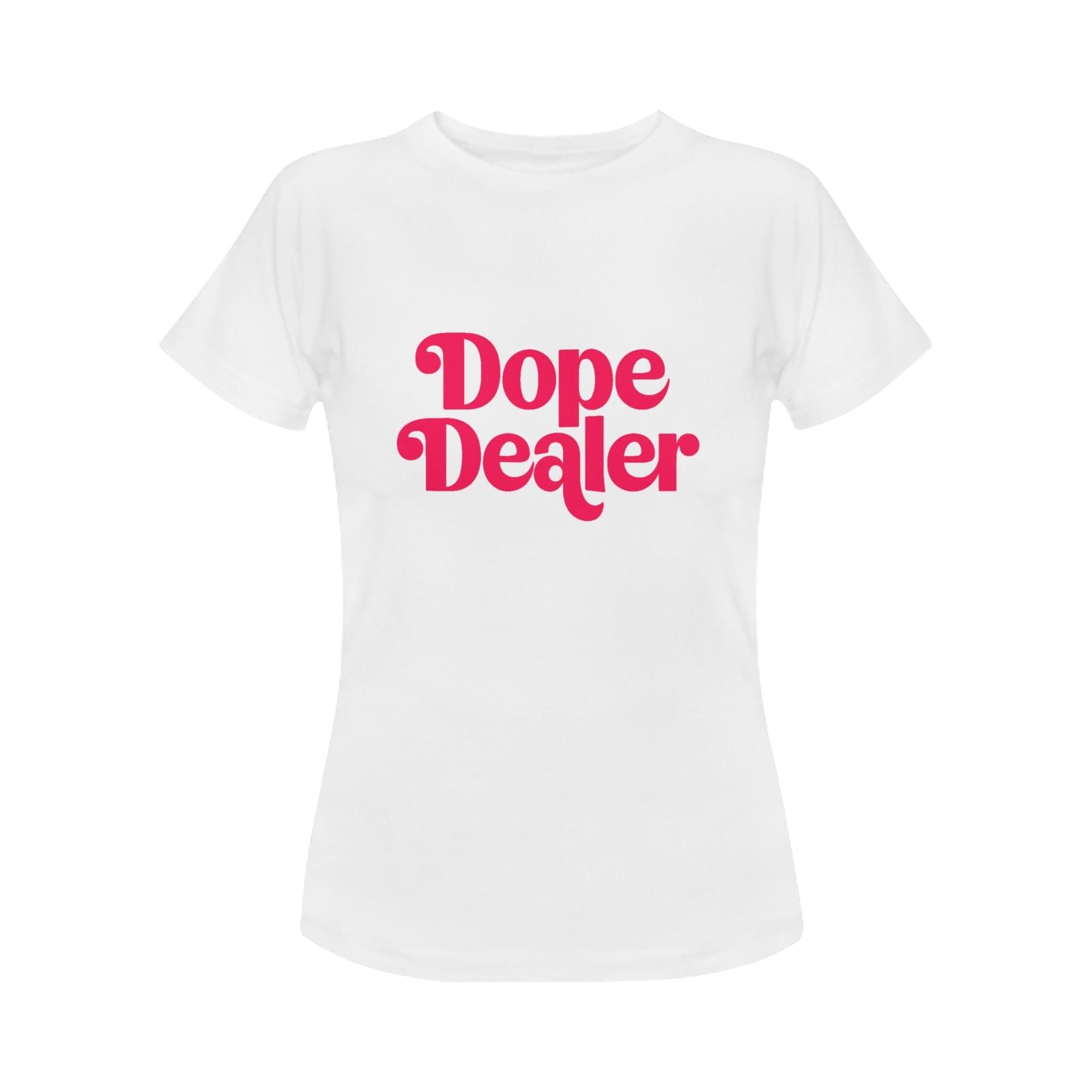 DOPE DEALER WOMENS T DOPE DEALER WOMENS T (White) Women's Classic T-Shirt (Model T17）