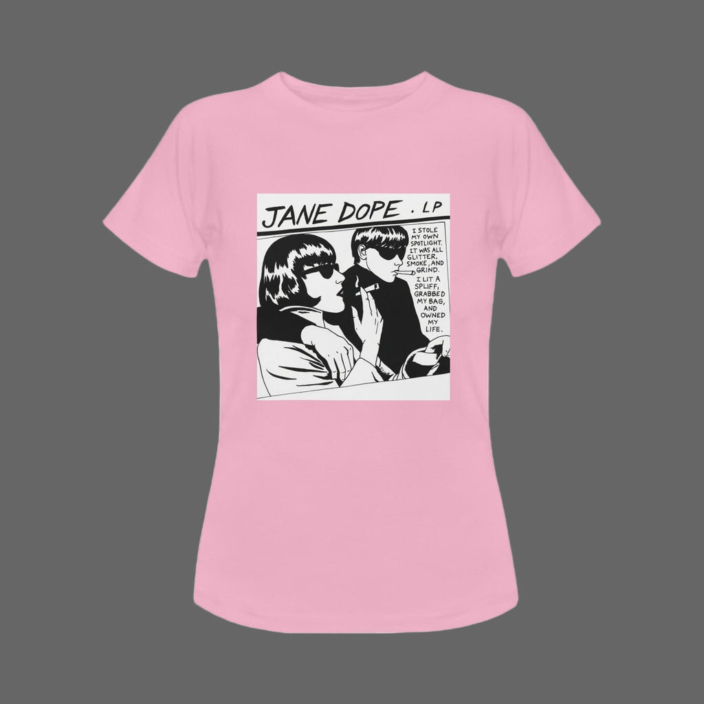 Jane Dope Goo Rock T Jane Dope Goo T pink Women's Classic T-Shirt (Model T17） T-Shirt