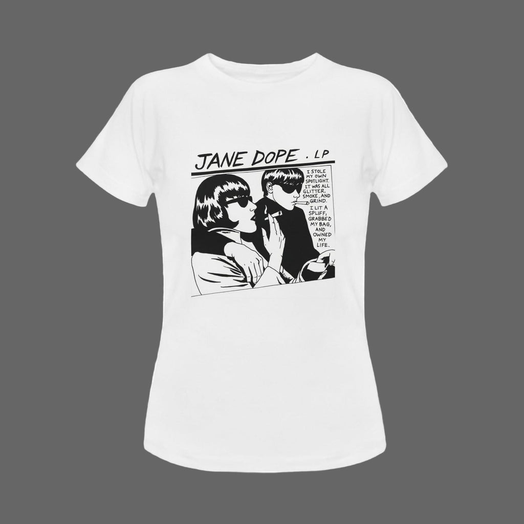 Jane Dope Goo Rock T Jane Dope Goo T white Women's Classic T-Shirt (Model T17） T-Shirt