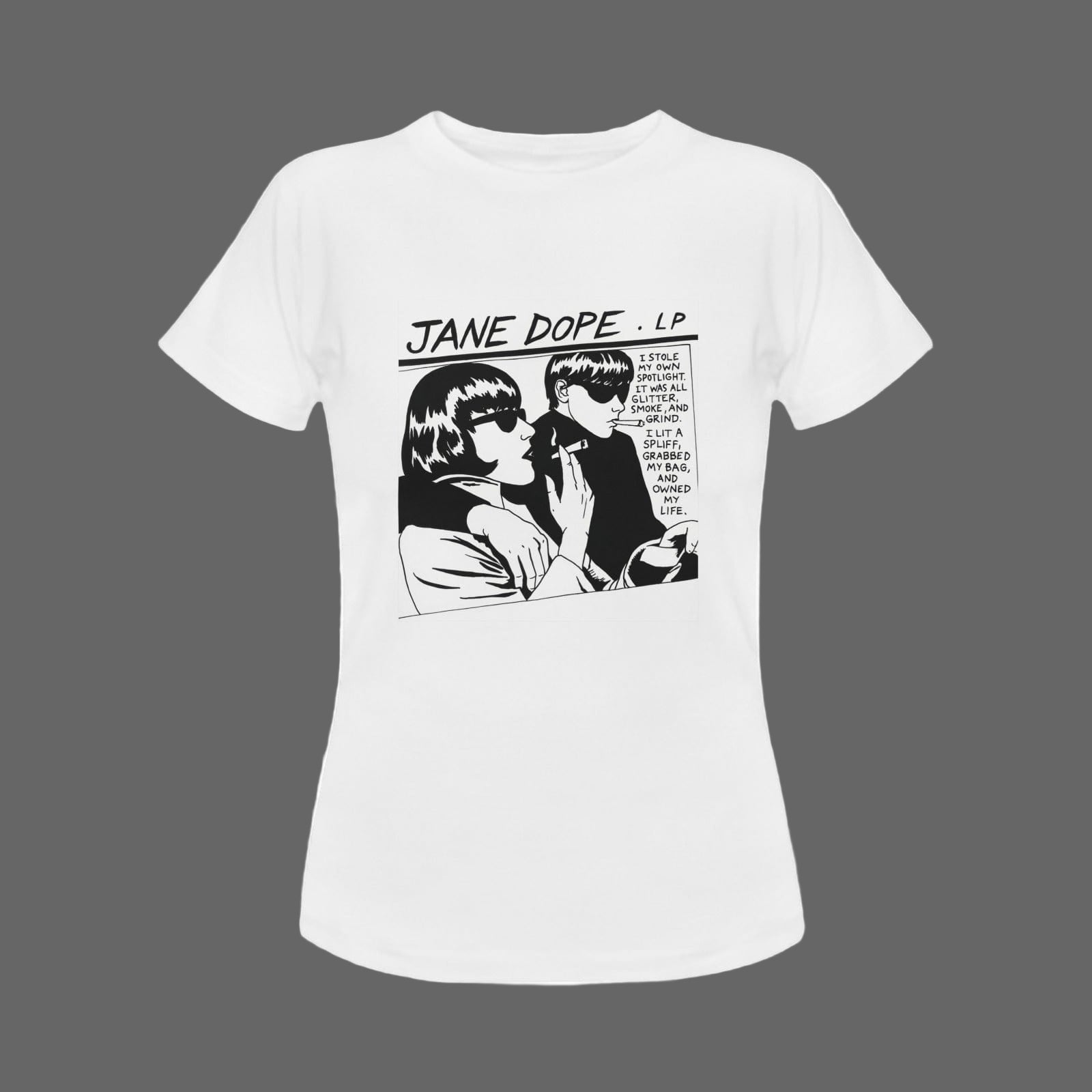Jane Dope Goo Rock T Jane Dope Goo T white Women's Classic T-Shirt (Model T17） T-Shirt
