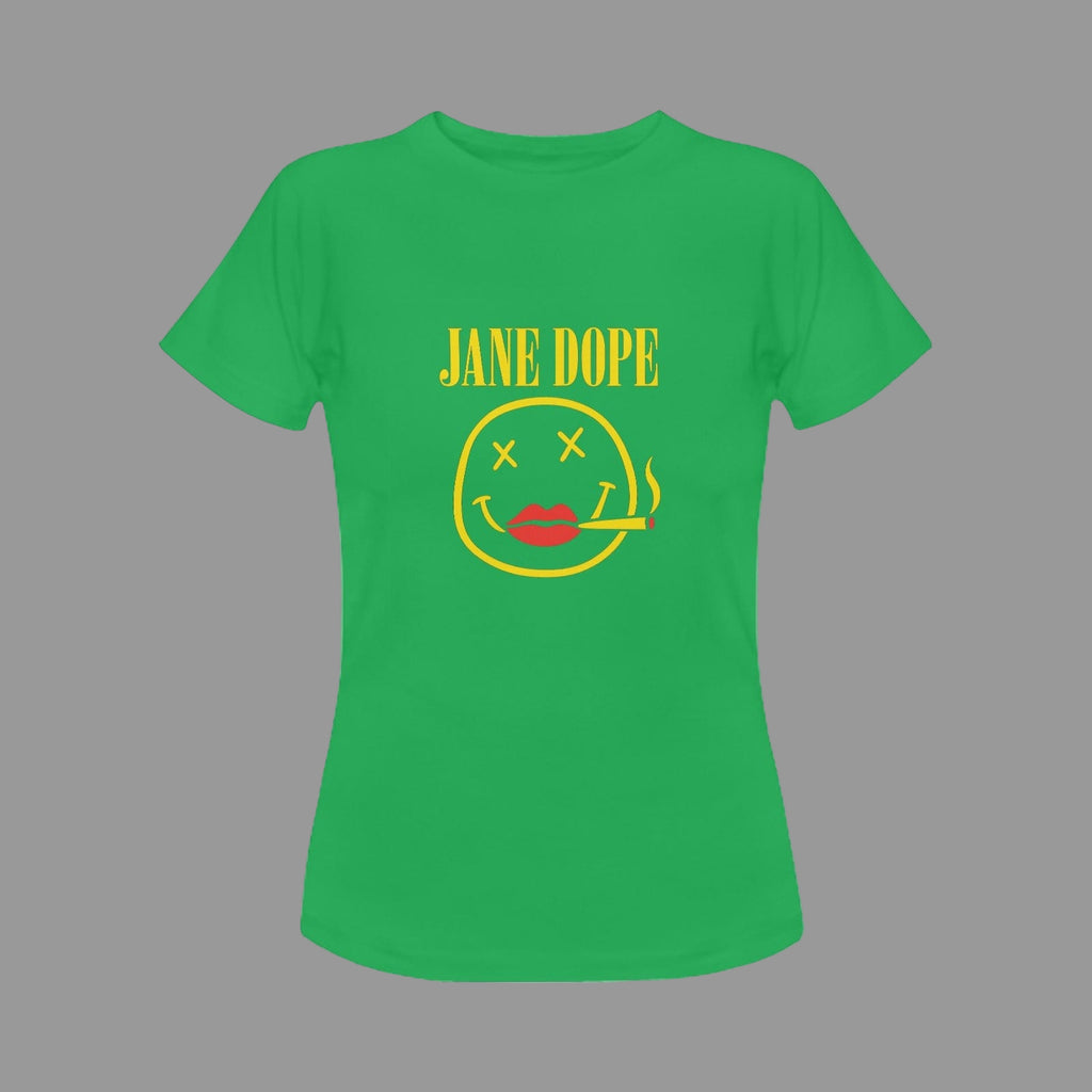 Jane Dope Nirvana Rocker T Jane Dope Nirvana T gr Women's Classic T-Shirt (Model T17）