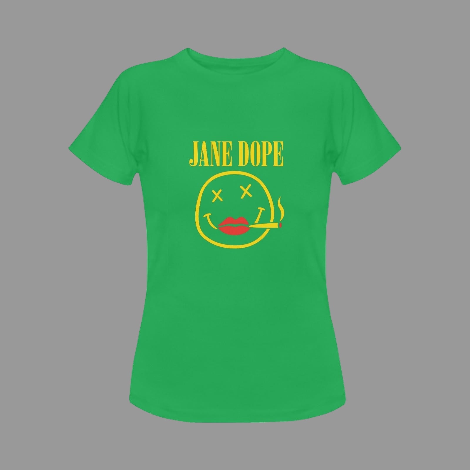 Jane Dope Nirvana Rocker T Jane Dope Nirvana T gr Women's Classic T-Shirt (Model T17）