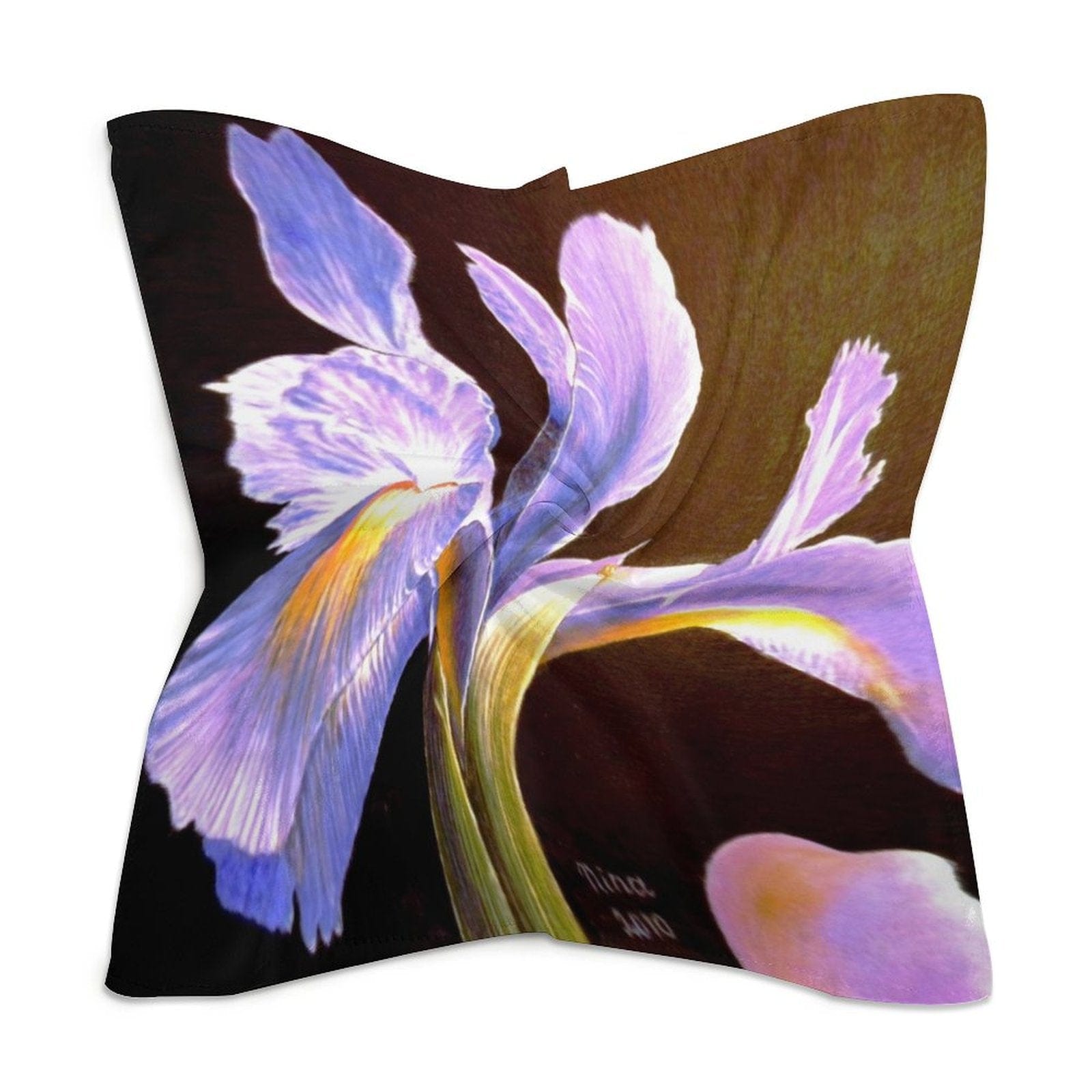 Iris Silky Scarf - Art by Nina Hod scarf