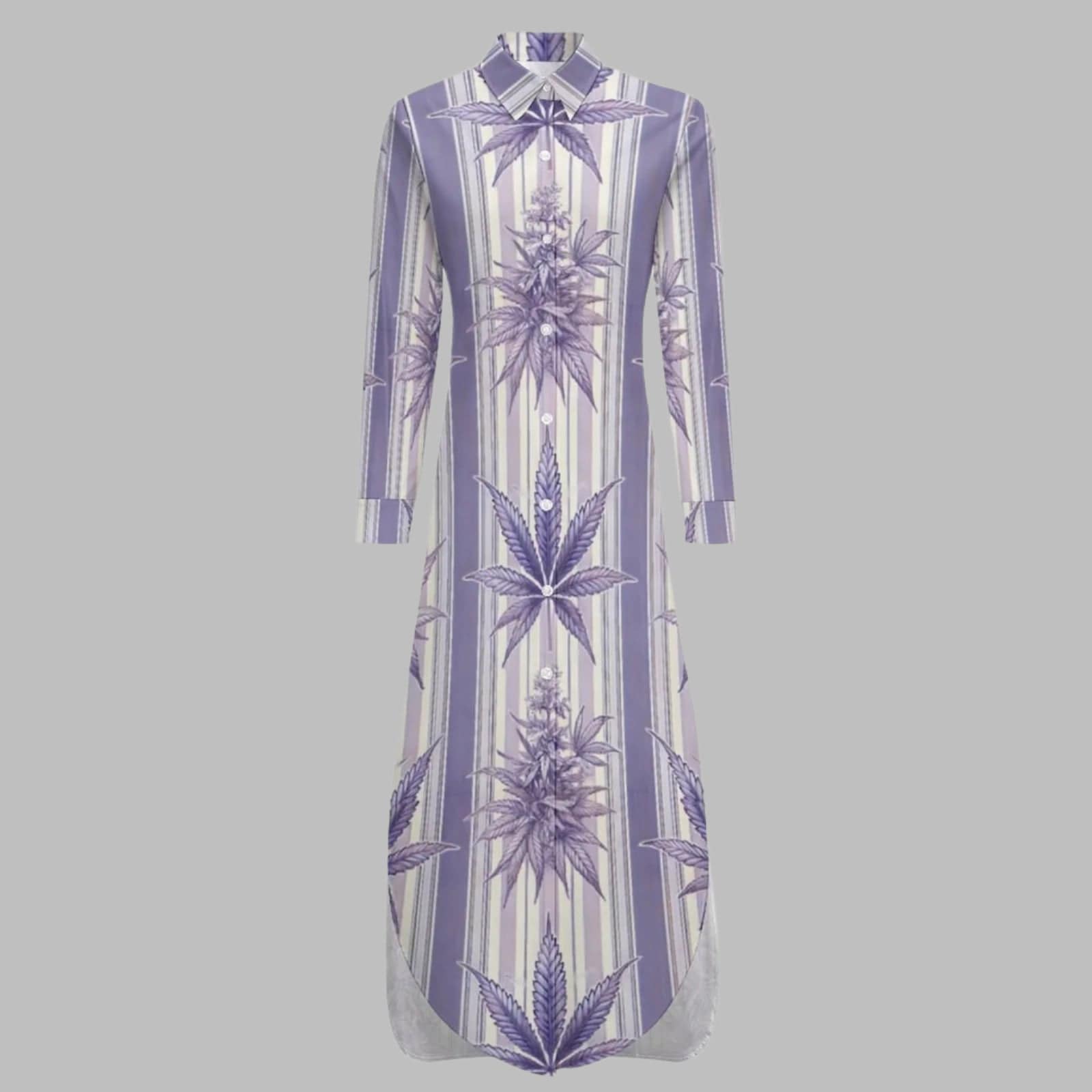 Purps shirt dress Shirt dress