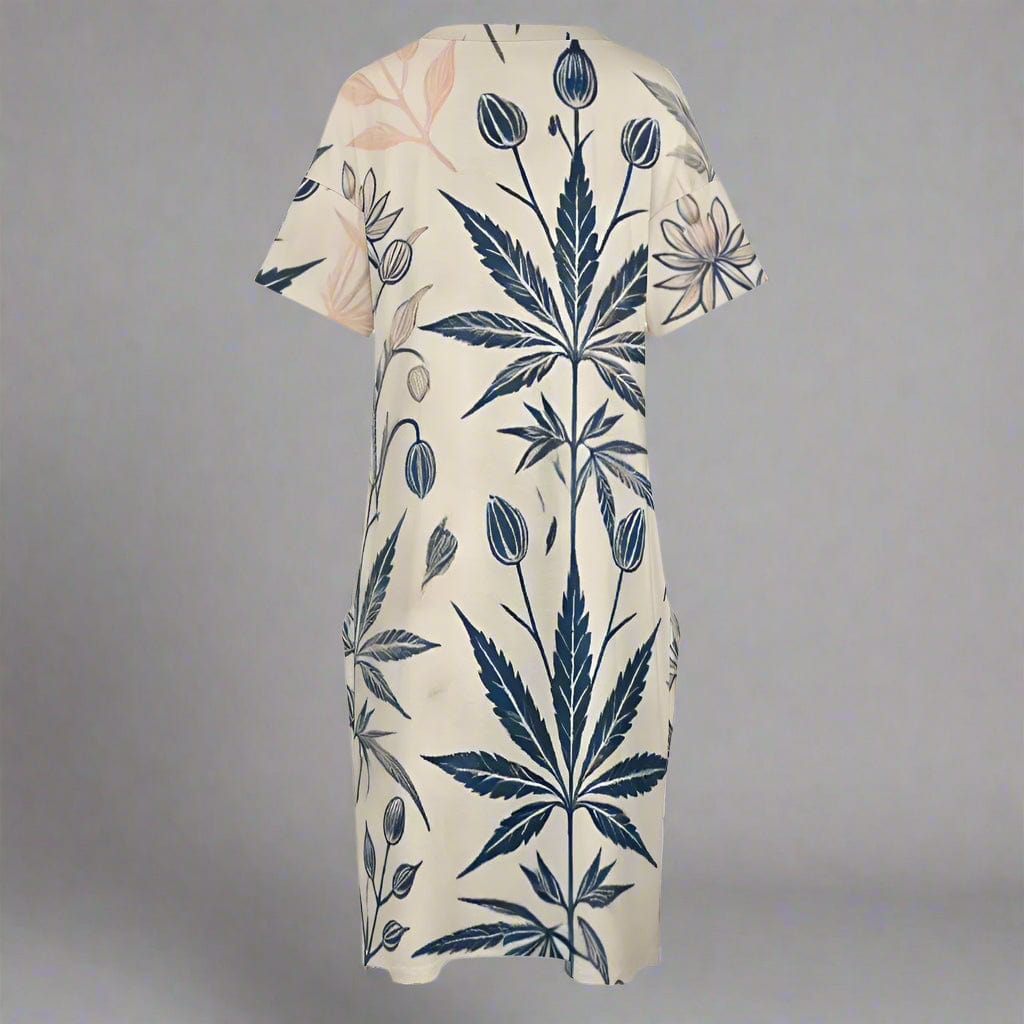 Soft Sativa Pocket Dress Shirt dress