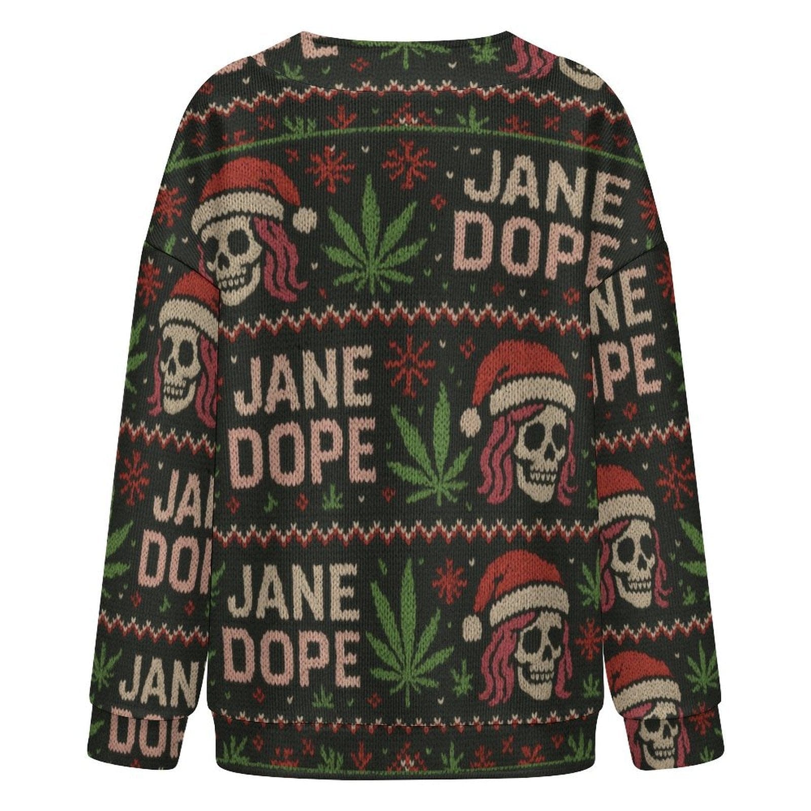 Dope AF festive Drop Shoulder Cardigan cardigan